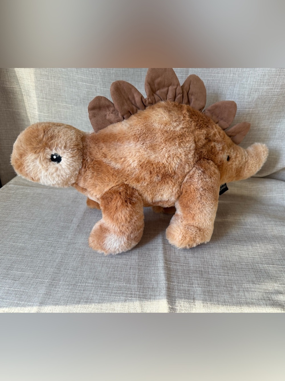 FAO Schwarz Glow Brights LED/Sound Stegosaurus Plush Toy